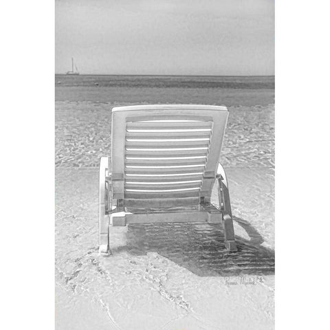 Front Row Seat Black Modern Wood Framed Art Print by Murdock, Ramona