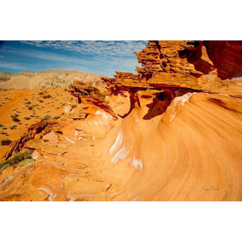 Utah Rock Formation I Black Modern Wood Framed Art Print by Murdock, Ramona