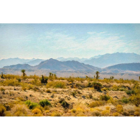 Utah Desert Black Modern Wood Framed Art Print with Double Matting by Murdock, Ramona