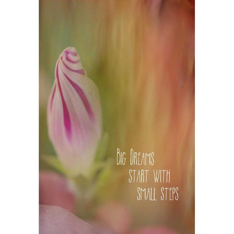 Small Steps White Modern Wood Framed Art Print by Murdock, Ramona