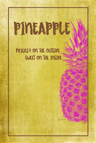 Prickly and Sweet White Modern Wood Framed Art Print with Double Matting by Murdock, Ramona