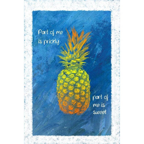 Part of Me II Black Modern Wood Framed Art Print with Double Matting by Murdock, Ramona