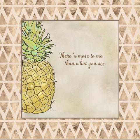 Theres More to Me Black Modern Wood Framed Art Print with Double Matting by Murdock, Ramona