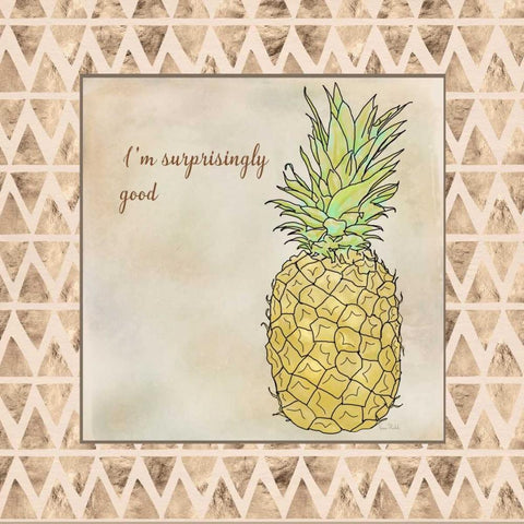 Im Surprisingly Good Black Modern Wood Framed Art Print with Double Matting by Murdock, Ramona