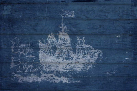 Ghostly I Black Ornate Wood Framed Art Print with Double Matting by Murdock, Ramona