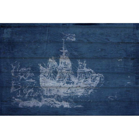 Ghostly I Black Modern Wood Framed Art Print by Murdock, Ramona