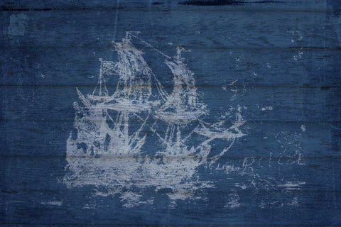 Ghostly II Black Ornate Wood Framed Art Print with Double Matting by Murdock, Ramona