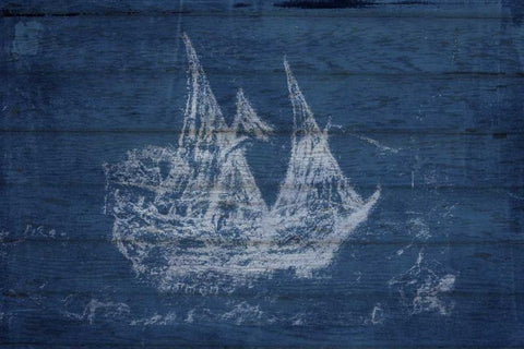 Ghostly III White Modern Wood Framed Art Print with Double Matting by Murdock, Ramona