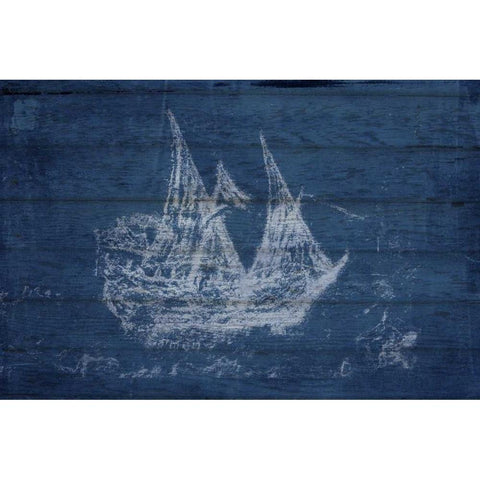 Ghostly III Black Modern Wood Framed Art Print with Double Matting by Murdock, Ramona