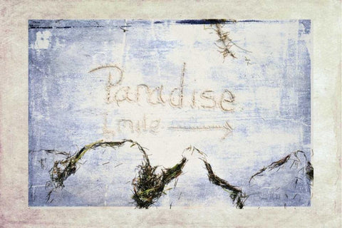 Paradise 1 Mile White Modern Wood Framed Art Print with Double Matting by Murdock, Ramona