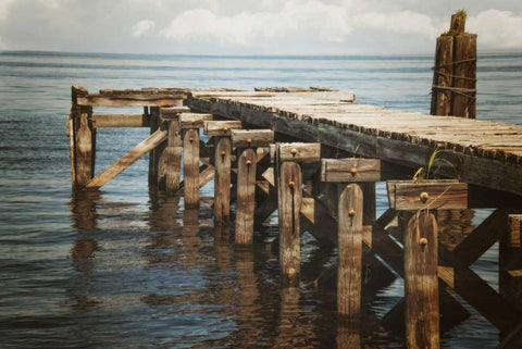 Quite Abandoned II Black Ornate Wood Framed Art Print with Double Matting by Murdock, Ramona