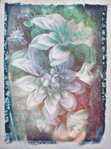 Midnight Mystery Black Ornate Wood Framed Art Print with Double Matting by Murdock, Ramona