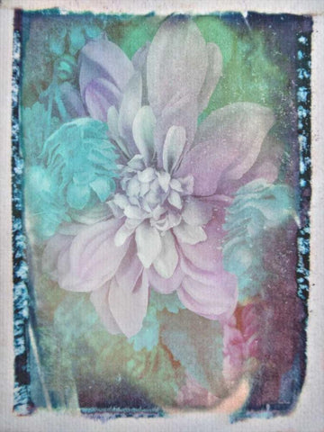 Midnight Mystery II Black Ornate Wood Framed Art Print with Double Matting by Murdock, Ramona