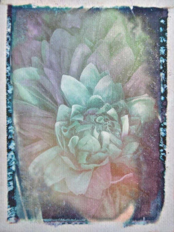 Midnight Mystery III White Modern Wood Framed Art Print with Double Matting by Murdock, Ramona