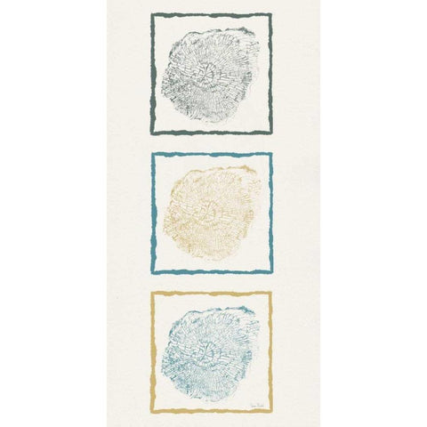 Stump Triptych II Black Modern Wood Framed Art Print by Murdock, Ramona