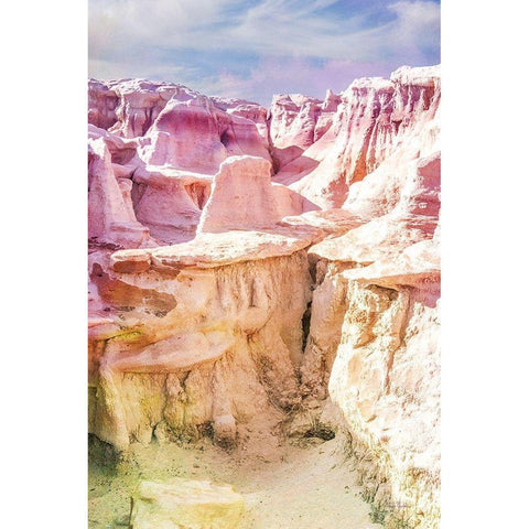 Bisti Badlands Desert Sculpture I Black Modern Wood Framed Art Print by Murdock, Ramona