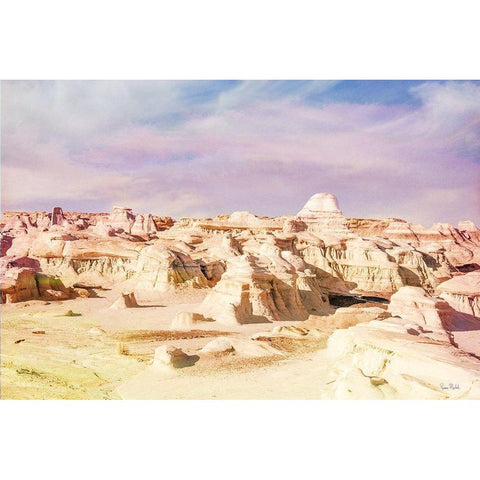 Bisti Badlands Desert Wonderland I Gold Ornate Wood Framed Art Print with Double Matting by Murdock, Ramona