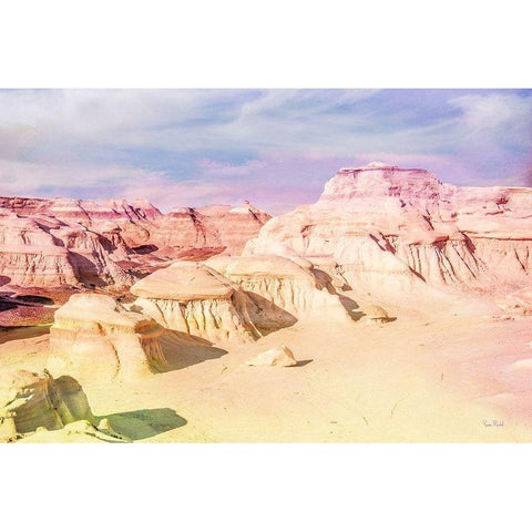 Bisti Badlands Desert Wonderland II Black Modern Wood Framed Art Print by Murdock, Ramona