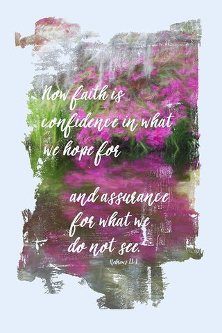 Faith Is Black Ornate Wood Framed Art Print with Double Matting by Murdock, Ramona