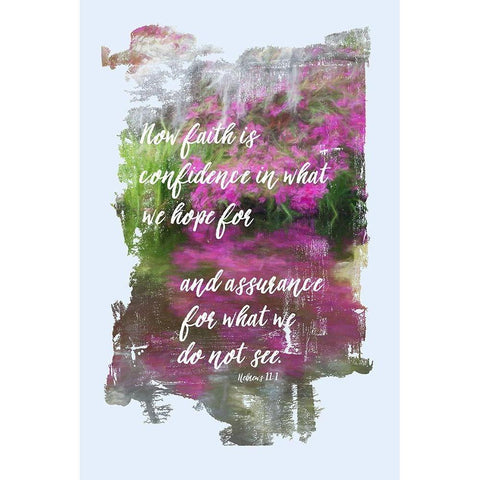 Faith Is Black Modern Wood Framed Art Print with Double Matting by Murdock, Ramona