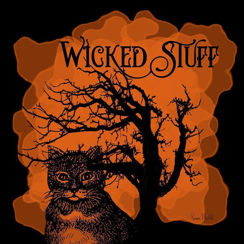 Wicked Stuff White Modern Wood Framed Art Print with Double Matting by Murdock, Ramona