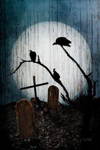 Were Waiting For You Black Ornate Wood Framed Art Print with Double Matting by Murdock, Ramona