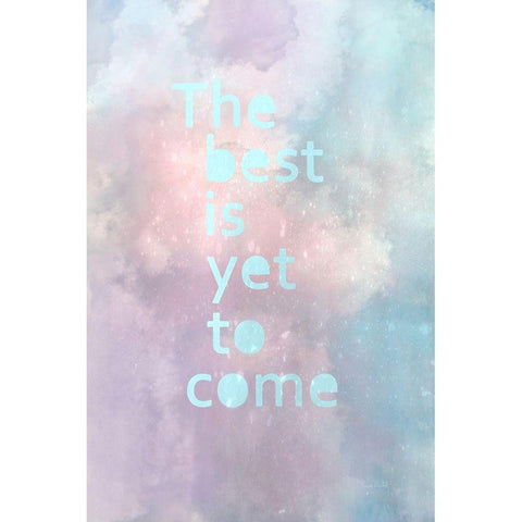 The Best is Yet to Come Black Modern Wood Framed Art Print by Murdock, Ramona