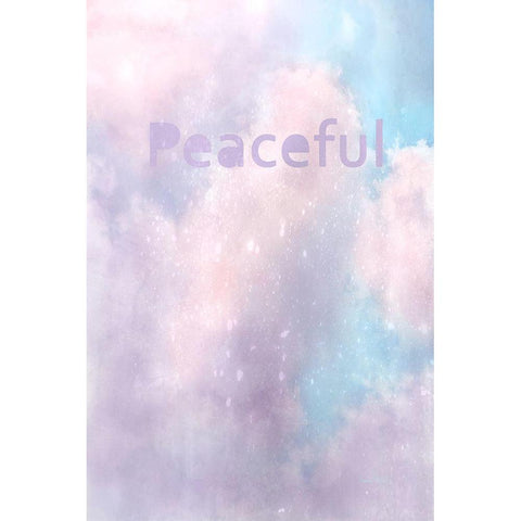 Peaceful Gold Ornate Wood Framed Art Print with Double Matting by Murdock, Ramona