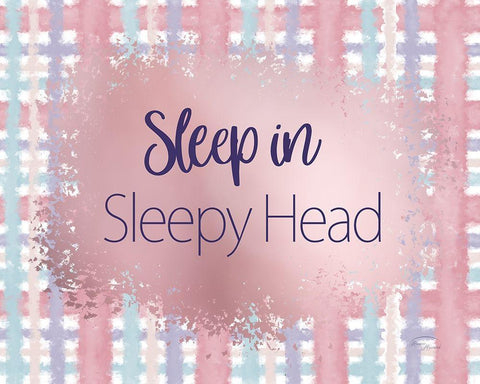 Sleep In Black Ornate Wood Framed Art Print with Double Matting by Murdock, Ramona