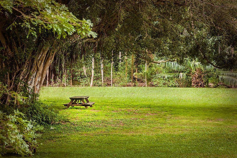 A Place of Peace II White Modern Wood Framed Art Print with Double Matting by Murdock, Ramona