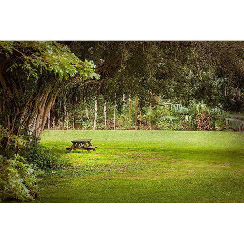 A Place of Peace II Gold Ornate Wood Framed Art Print with Double Matting by Murdock, Ramona