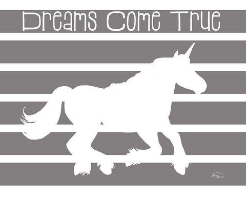 Dreams Come True Black Ornate Wood Framed Art Print with Double Matting by Murdock, Ramona