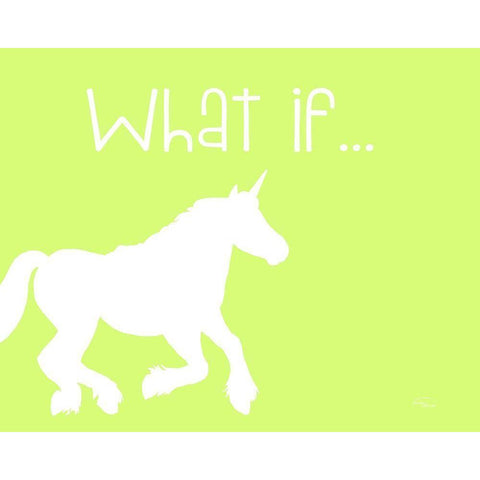 What Ifâ€¦ Black Modern Wood Framed Art Print with Double Matting by Murdock, Ramona