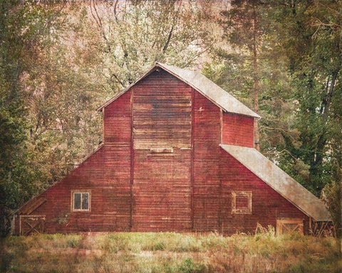 Another Time White Modern Wood Framed Art Print with Double Matting by Murdock, Ramona