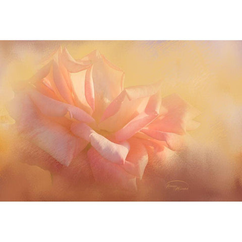 Light is Life Gold Ornate Wood Framed Art Print with Double Matting by Murdock, Ramona