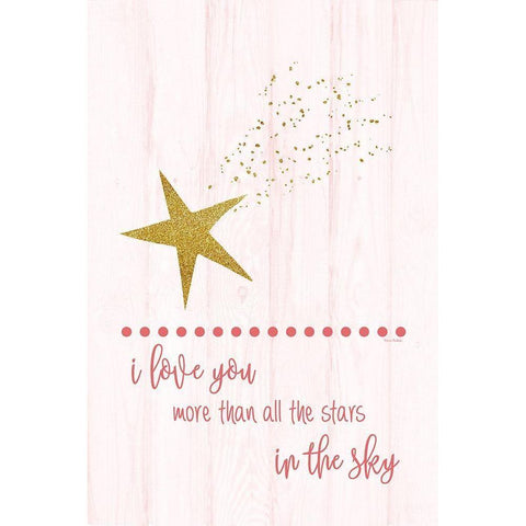 I Love You More White Modern Wood Framed Art Print by Murdock, Ramona