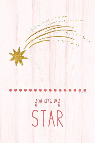 You Are My Star Black Ornate Wood Framed Art Print with Double Matting by Murdock, Ramona