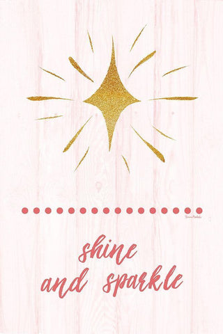 Shine and Sparkle Black Ornate Wood Framed Art Print with Double Matting by Murdock, Ramona