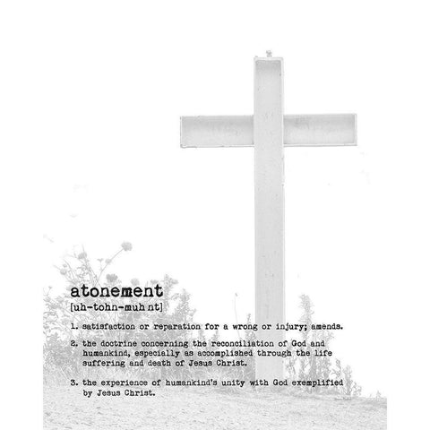 Atonement Black Modern Wood Framed Art Print by Murdock, Ramona