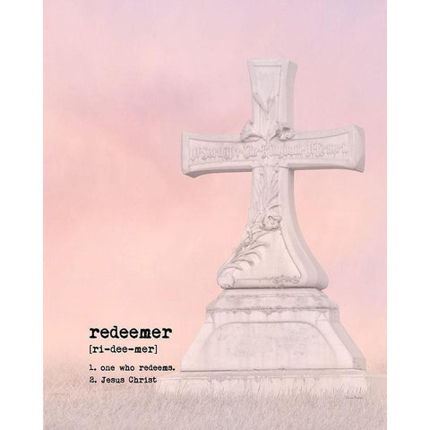 Redeemer III Black Modern Wood Framed Art Print by Murdock, Ramona