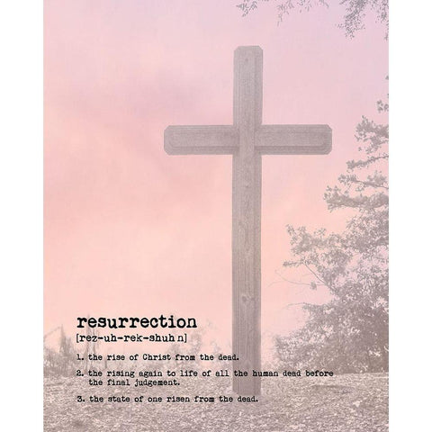 Resurrection III Gold Ornate Wood Framed Art Print with Double Matting by Murdock, Ramona