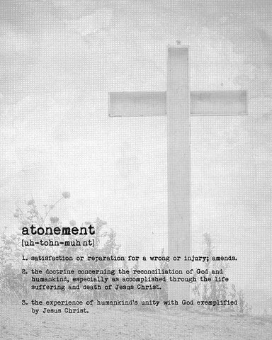 Atonement II White Modern Wood Framed Art Print with Double Matting by Murdock, Ramona