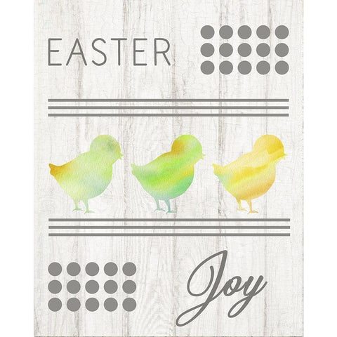 Easter Joy Gold Ornate Wood Framed Art Print with Double Matting by Murdock, Ramona