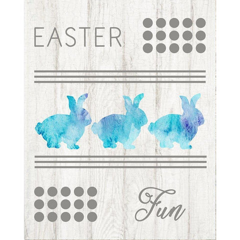 Easter Fun Gold Ornate Wood Framed Art Print with Double Matting by Murdock, Ramona