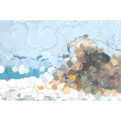 Reverie White Modern Wood Framed Art Print by Murdock, Ramona