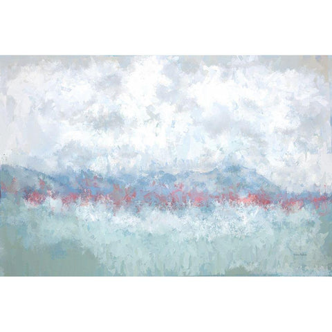 Glacier II Black Modern Wood Framed Art Print with Double Matting by Murdock, Ramona