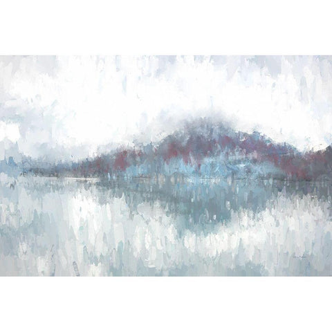 Glacier I Black Modern Wood Framed Art Print with Double Matting by Murdock, Ramona