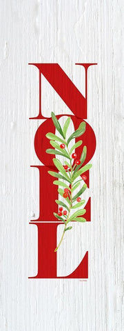 Noel Black Ornate Wood Framed Art Print with Double Matting by Murdock, Ramona