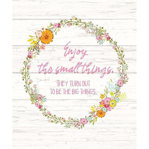 Small Things, Big Things Gold Ornate Wood Framed Art Print with Double Matting by Murdock, Ramona