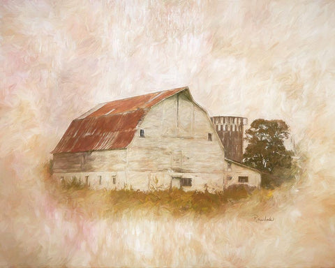 Somewhere in Missouri White Modern Wood Framed Art Print with Double Matting by Murdock, Ramona